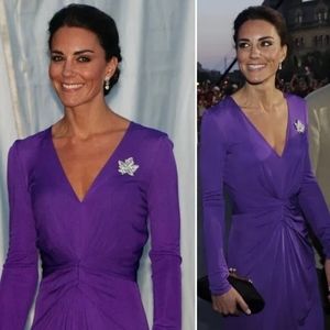 Issa London Purple dress ASO Kate Middleton